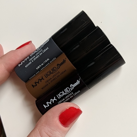 NYX Other - NYX Mini Liquid Suede Lipstick - Dark Shade 3-Pack